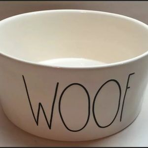 Rae Dunn Woof Pet Bowl NWOT
